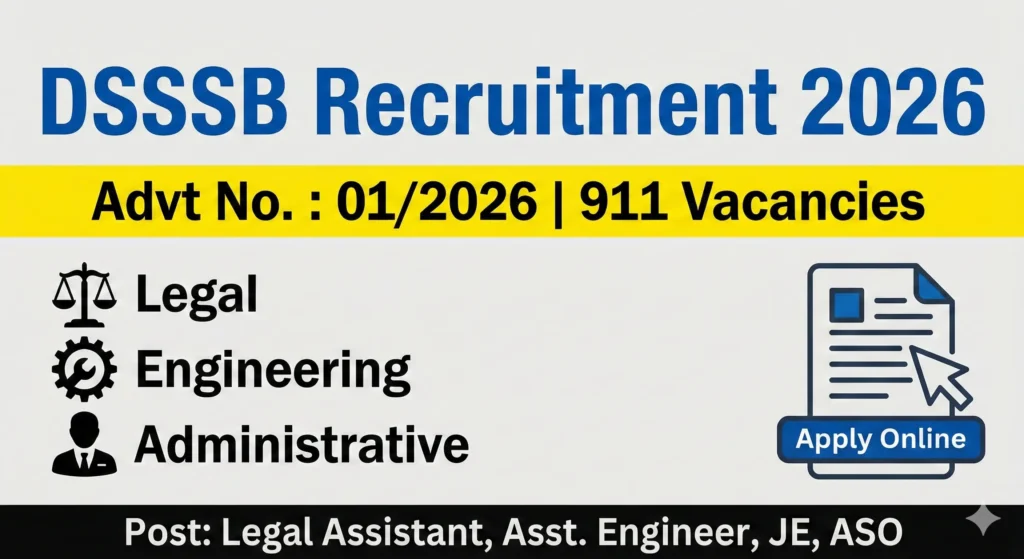 DSSSB Recruitment 2026